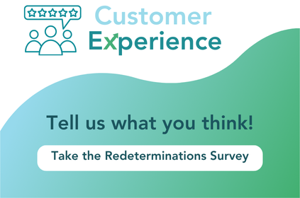 Take the Redeterminations Survey