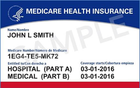 Sample Medicare Card